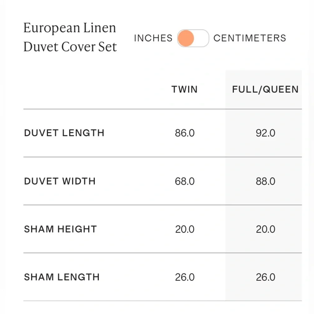 Quince Queen European Linen Duvet Cover Set with shams - ALOE